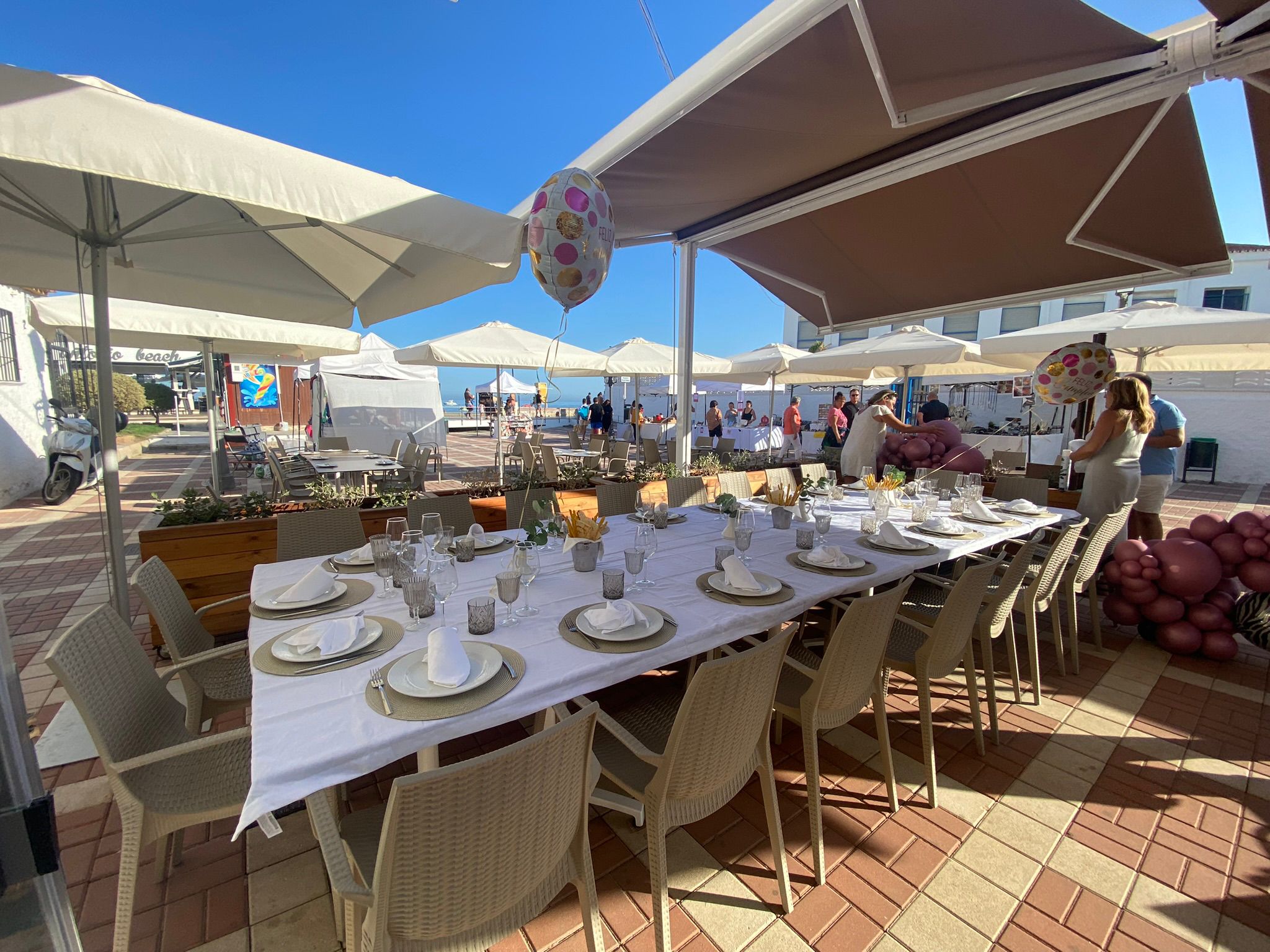Exceptional Restaurant Opportunity in Central La Carihuela with Iconic Sea-View Terrace